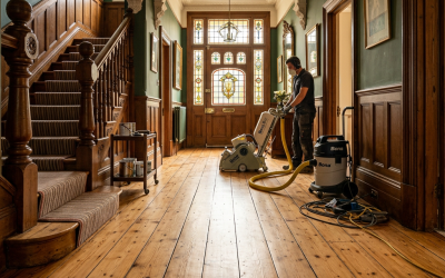 Victorian Pine Floor Restoration in Walthamstow | Expert Sanding
