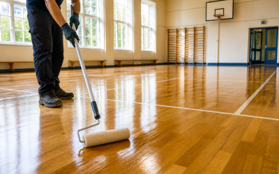 School Floor Lacquering in Walthamstow E17